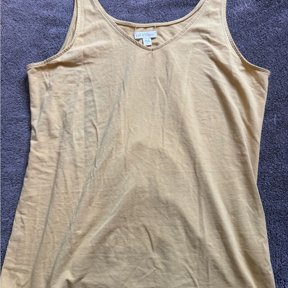 J. Jill Women's Tan Reversible tank